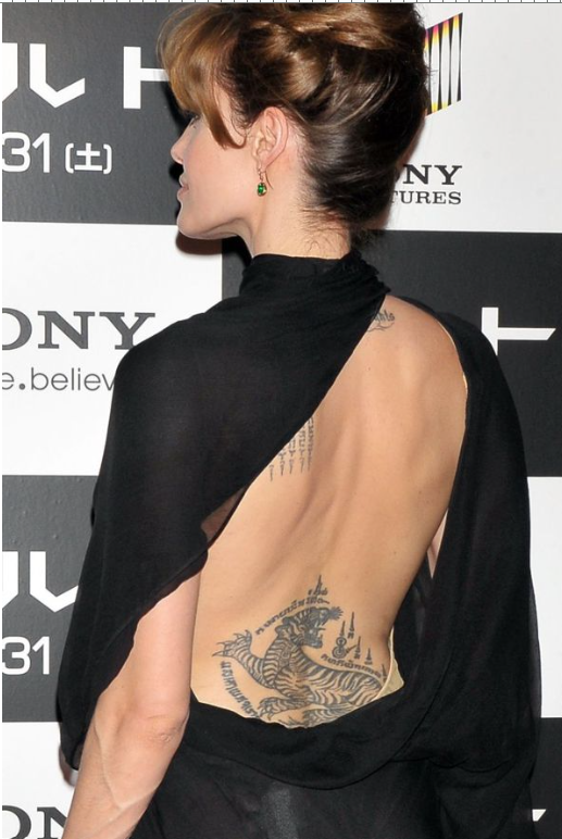 Angelina Jolie Tattoos Meaning and Significance